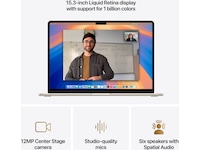 MacBook Air 15" M4 (2025) 512GB (stjerneskinn) PC - Bærbar / laptop