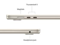 MacBook Air 15" M4 (2025) 512GB (stjerneskinn) PC - Bærbar / laptop