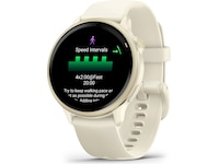 Garmin Vivoactive 6 AMOLED 42mm GPS (bone/lunar gold) Smartklokker