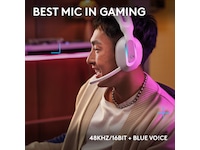 Logitech G522 Lightspeed Trådløst Gaming Headset (hvit) Gamingheadset