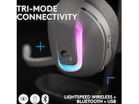 Logitech G522 Lightspeed Trådløst Gaming Headset (hvit) Gamingheadset
