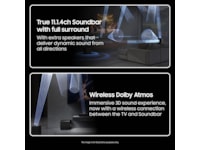 Samsung HW-Q995F soundbar med subwoofer (2025) Lydplanker