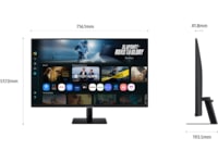 Samsung 32" 4K smart skjerm M7 32FM702 (sort) Skjermer