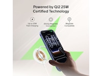 Belkin UltraCharge magnetisk ladeplate 25W Qi2 med stativ Trådløs lader