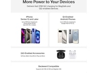 Belkin UltraCharge magnetisk ladeplate 25W Qi2 med stativ Trådløs lader