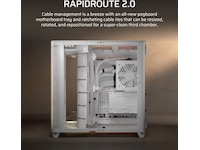 Corsair AIR 5400 RS-R ARGB Triple Chamber Mid Tower (hvit) Midi tower