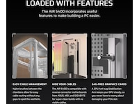 Corsair AIR 5400 LX-R RGB iCUE LINK Triple Chamber Mid Tower (hvit) Midi tower