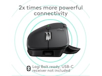Logitech MX Master 4 for Mac Trådløs Mus (space black) Mus