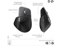 Logitech MX Master 4 for Mac Trådløs Mus (space black) Mus