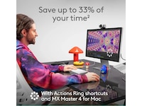 Logitech MX Master 4 for Mac Trådløs Mus (space black) Mus