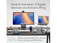 Logitech MX Master 4 for Mac Trådløs Mus (hvit sølv) Mus