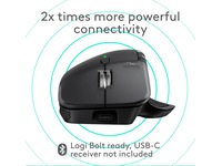 Logitech MX Master 4 for Mac Trådløs Mus (hvit sølv) Mus