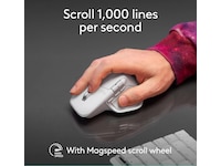 Logitech MX Master 4 for Mac Trådløs Mus (hvit sølv) Mus