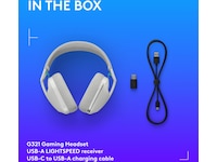 Logitech G321 Lightspeed Trådløst Gamingheadsett (hvit) Gamingheadset