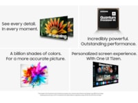 Samsung 55" Q6F QLED 4K Smart-TV (2025) 50 - 59 tommer TV