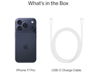 iPhone 17 Pro 1TB (dypblå) Mobiltelefoner