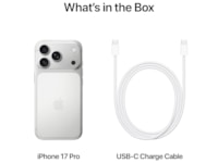 iPhone 17 Pro 256GB (sølv) Mobiltelefoner