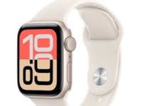 Apple Watch SE 3 GPS 40 mm Starlight aluminiumkasse med Starlight Sport Band - S/M Smartklokker