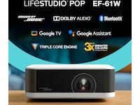 Epson Lifestudio Pop EF-61W bærbar 3LCD projektor (hvit) Projektorer