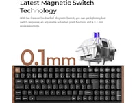 Keychron K4 HE Trådløst Gamingtastatur (sort) Gamingtastatur