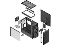 HAVN BF 360 Flow Mid Tower (sort) Midi tower