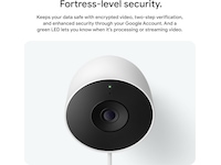 Google Nest Cam utendørs 2. gen (med ledning, hvit) Overvåkningskameraer