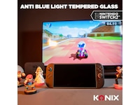 KONIX NSW2 herdet glass 9H Håndholdte spillkonsoller