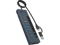 ICY BOX 11-i-1 USB Type-C HUB Dockingstasjon & USB-HUB