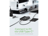 Icy Box 2-bay M.2 PCIe NVMe-kabinett Eksterne kabinetter