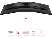 AOC 34" curved skjerm CU34E4CV Skjermer