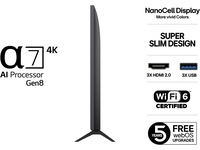 LG 55" NANO80 AI 4K NanoCell Smart-TV (2025) 50 - 59 tommer TV