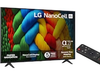 LG 75" NANO80 AI 4K NanoCell Smart-TV (2025) + Soundbar 70 - 79 tommer TV