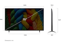LG 75" NANO80 AI 4K NanoCell Smart-TV (2025) + Soundbar 70 - 79 tommer TV