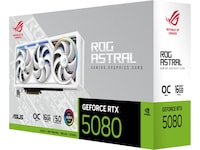 Asus ROG Astral GeForce RTX 5080 OC (hvit) Skjermkort