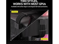 Corsair PSU 90° 12V-2x6 Style B kabel Tilbehør