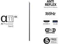 LG 55" G5 AI 4K OLED Smart-TV (2025) + Soundbar 50 - 59 tommer TV