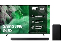 Samsung 55" Q7F2 QLED 4K Smart TV (2025) + Soundbar 50 - 59 tommer TV