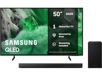 Samsung 50" Q7F2 QLED 4K Smart-TV (2025) + Soundbar 50 - 59 tommer TV