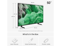 Samsung 50" Q7F2 QLED 4K Smart-TV (2025) + Soundbar 50 - 59 tommer TV
