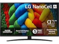 LG 86'' NANO81 NanoCell AI 4K Smart TV (2025) Over 80 tommer TV