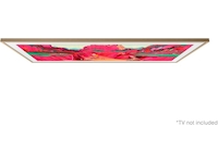 Samsung The Frame Pro 85" LS03FW + ramme Beige Wood 60 - 69 tommer TV