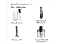 Braun MQ9135XI MultiQuick 9 Stavmikser Hånd- & stavmiksere