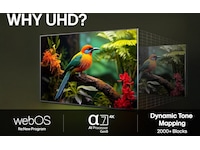 LG 86'' UA75 AI 4k Smart TV (2025) + NS60 lydplanke Over 80 tommer TV