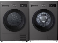 LG F4A1009NDK vaskemaskin (dark silver) + tørketrommel Vaskemaskin
