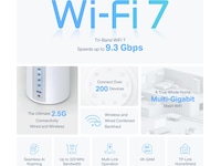 TP-Link Deco BE65 Wi-Fi 7 Mesh 2-pack Routere