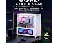 Corsair Frame 4000D LCD RS Performance mid tower (hvit) Midi tower