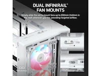 Corsair Frame 4000D LCD RS Performance mid tower (hvit) Midi tower