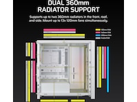 Corsair Frame 4000D LCD RS Performance mid tower (hvit) Midi tower