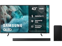 Samsung 43" Q7FA QLED 4K Smart TV (2025) + lydplanke 50 - 59 tommer TV