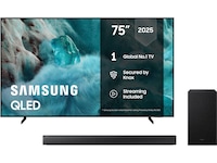 Samsung 75" Q7FA QLED 4K Smart TV (2025) + lydplanke 50 - 59 tommer TV